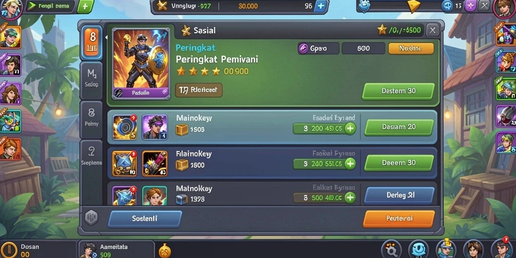 Tampilan antarmuka yang menarik dan intuitif.