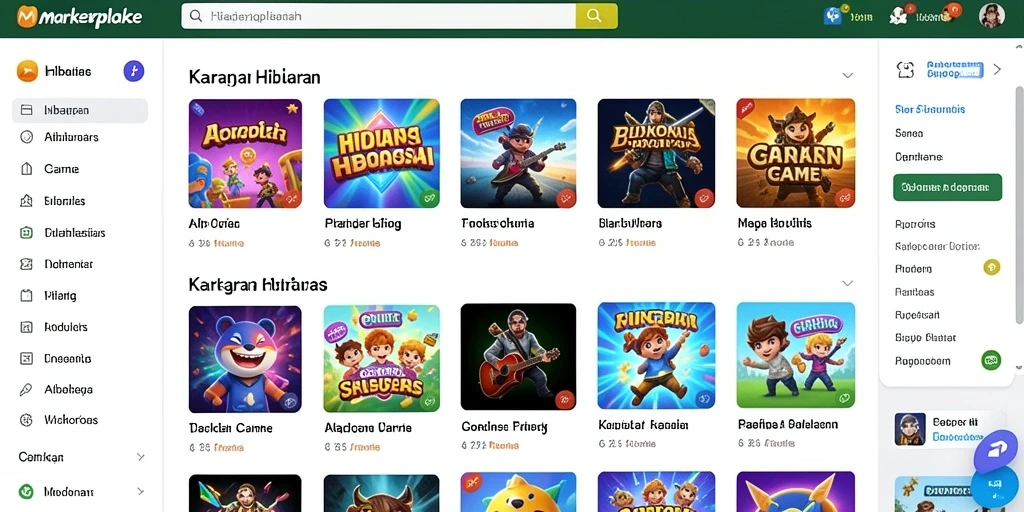 Screenshot tampilan utama aplikasi 88MAIN.
