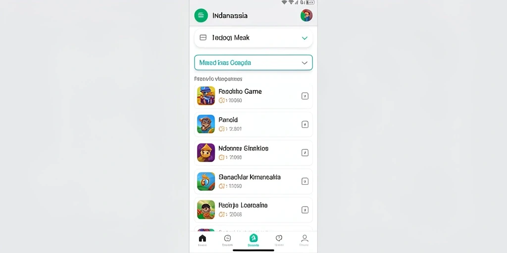Tampilan awal yang menarik dan intuitif.