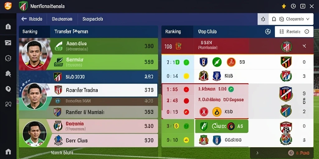 Tampilan menu utama yang intuitif dan mudah dinavigasi.