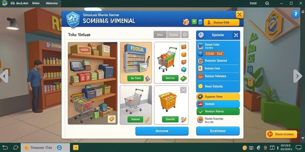 Tampilan antarmuka yang menarik dan user-friendly.