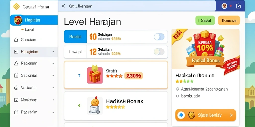 Tampilan antarmuka WAKTOGEL yang modern dan menarik.